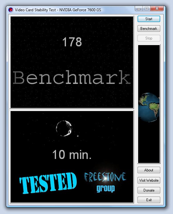 Screenshot for Video Card Stability Test 1.0.0.3